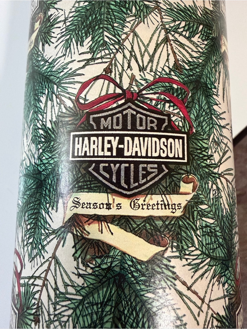 Harley-Davidson Seasons Greetings Dealer Roll Wrapping Paper